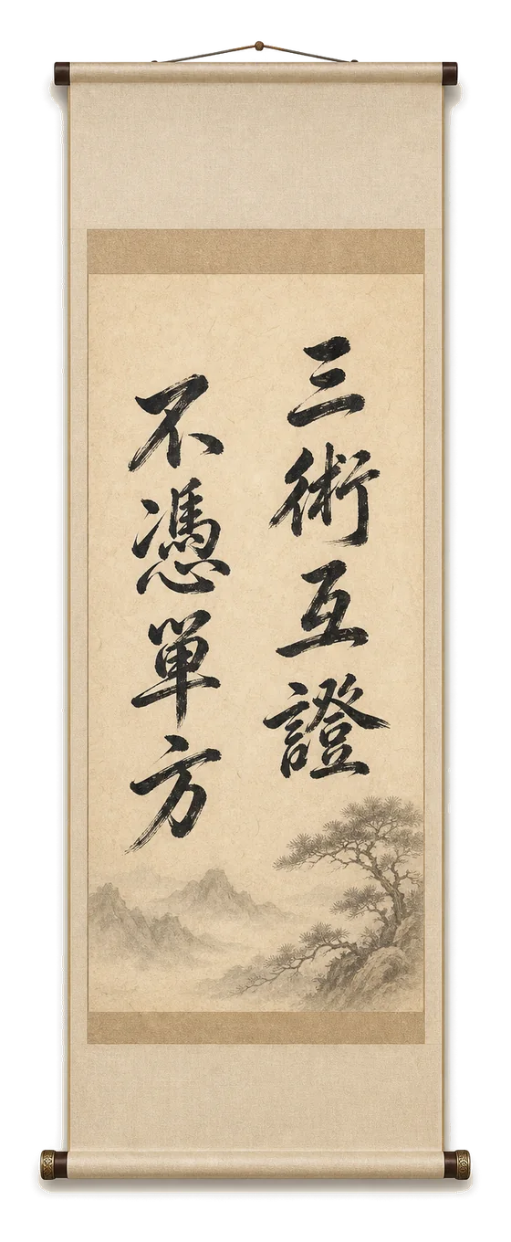 三術互證，不憑單方